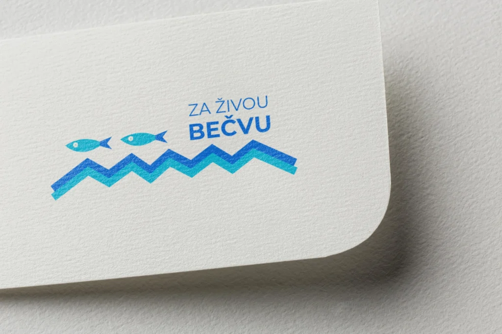 Tvorba loga pro projekt Za živou Bečvu
