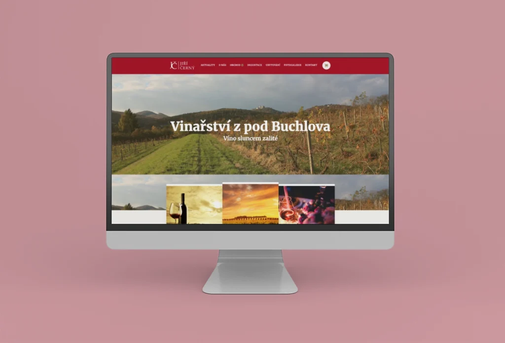 Tvorba e-shopu a webu pro Vinařství Černý