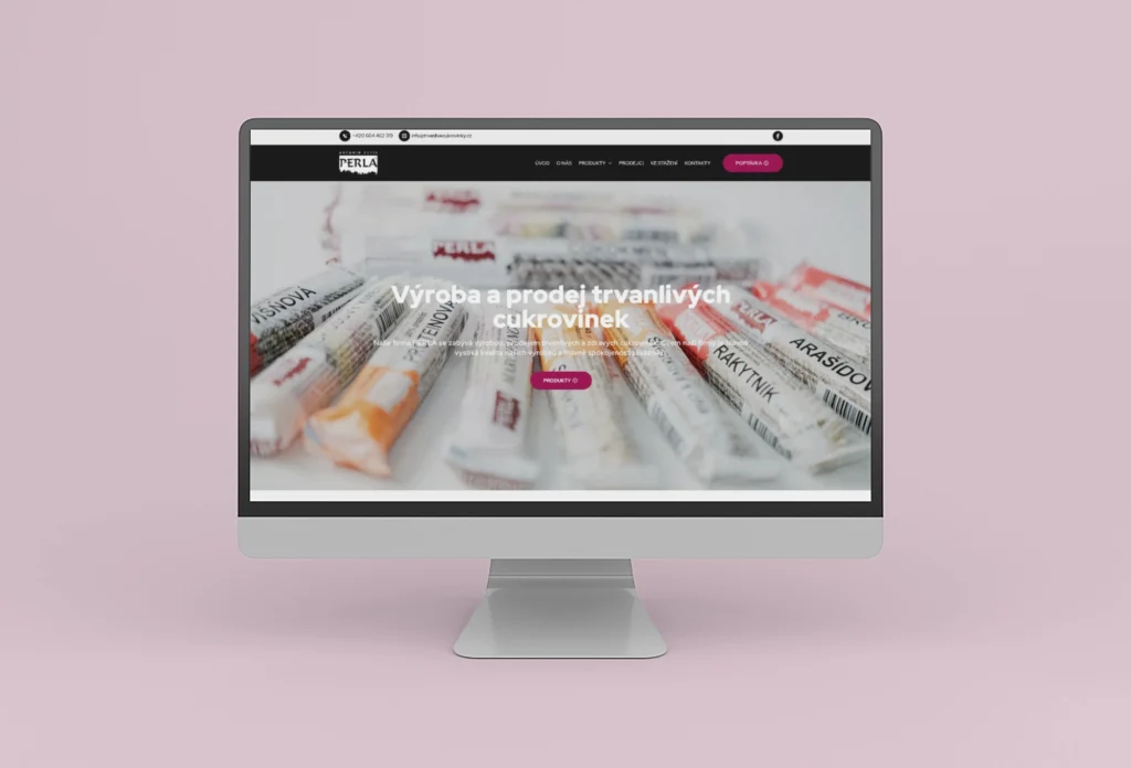 Tvorba www stránek pro Trvanlivé cukrovinky