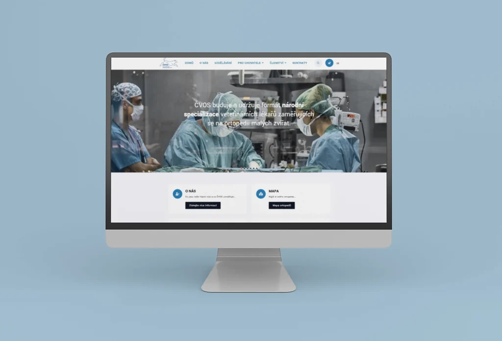 Tvorba www stránek pro veterinární sdružení ČVOS