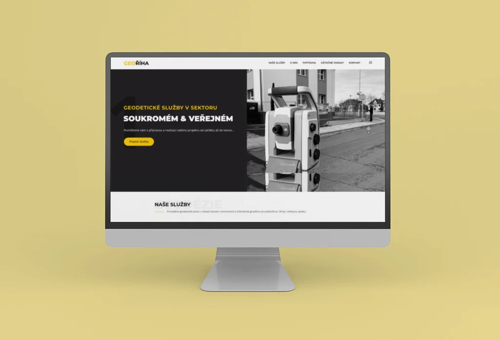 Tvorba www stránek pro GEOŘÍHA