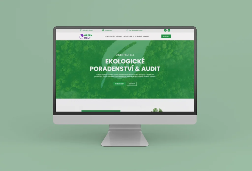 Tvorba webu pro GREEN Help s.r.o.