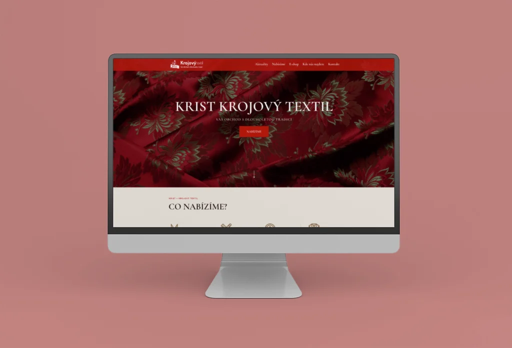Tvorba www stránek pro KRIST - krojový obchod