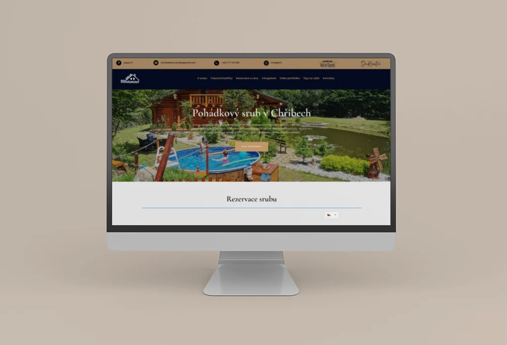 Tvorba webu pro Srub na Salaši