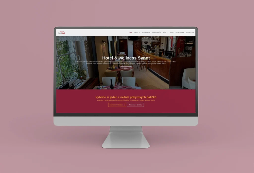 Tvorba webu pro hotel Synot